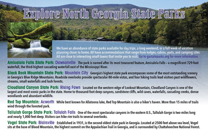 State Parks in North Georgia