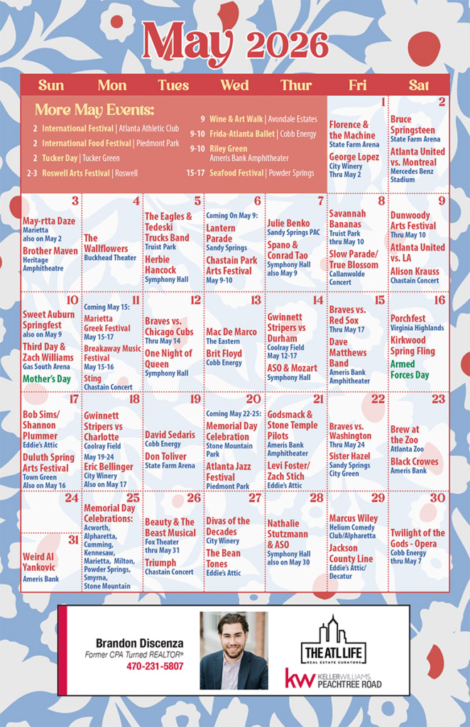 eTouch Marketing May Events Direct Mail Post Card Atlanta GA